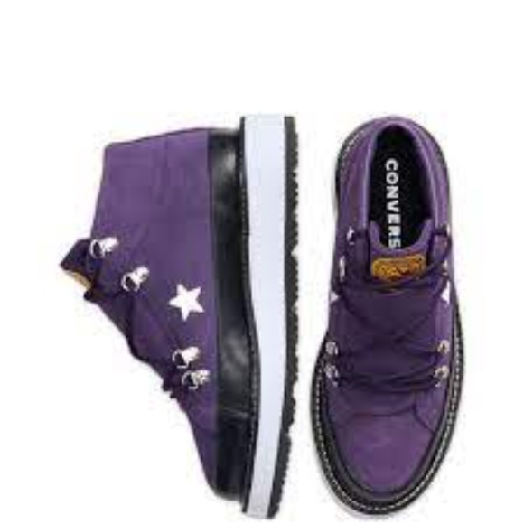 Converse Shoes - New Converse One Star Hiker Boots Purple